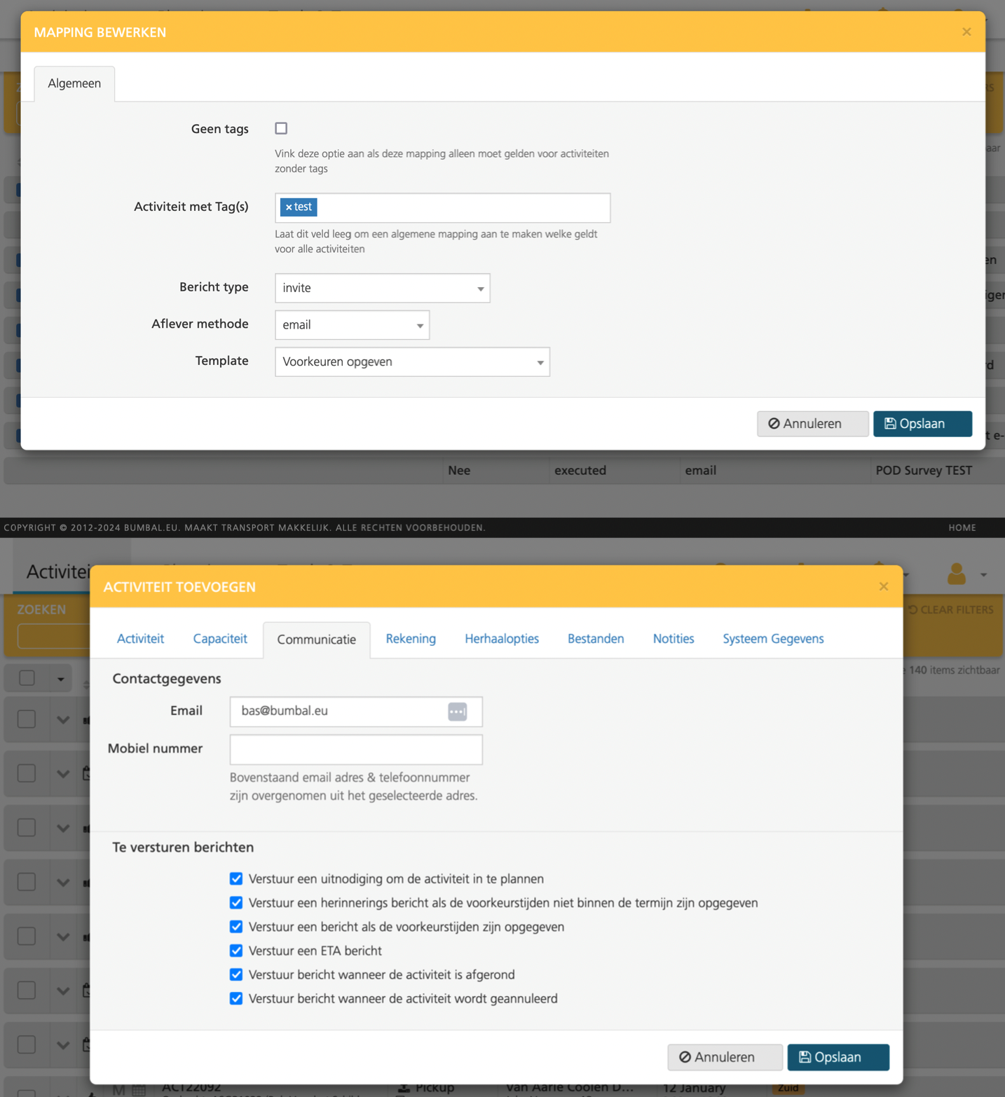 ritplanning, slim bezorgen, bezorging, 