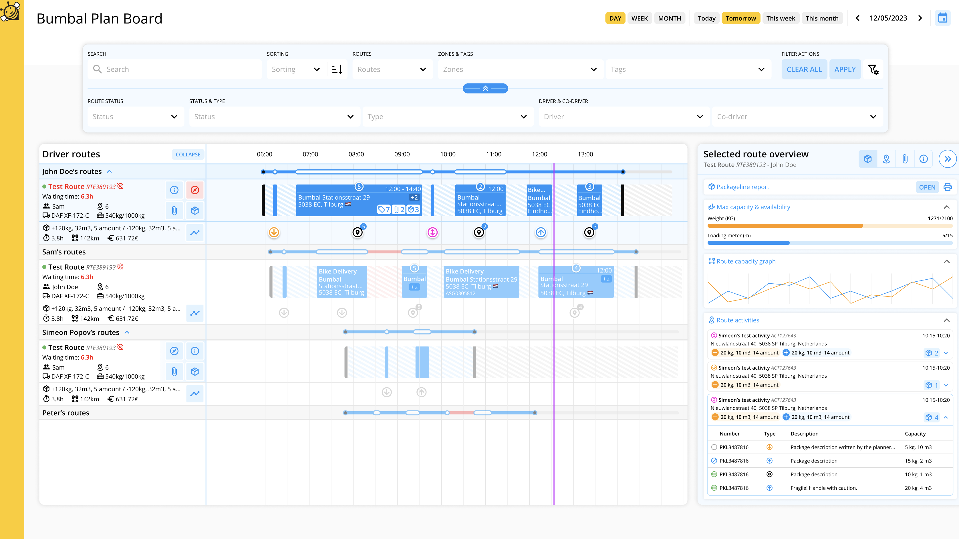 plantool, planningssoftware, logistiek transport