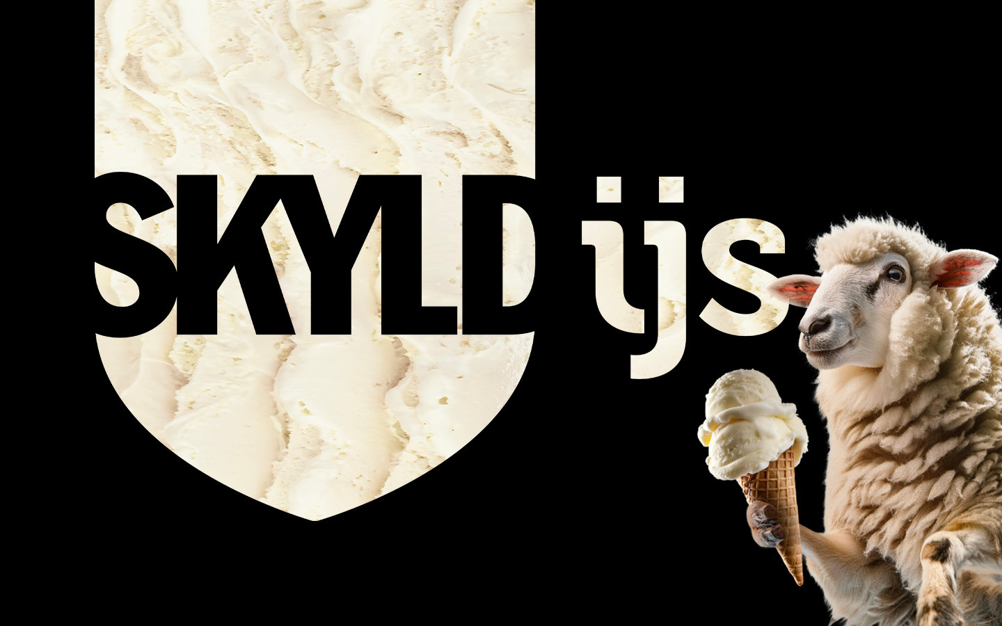 Skyld ijs, schapenijs, slimme bezorging.